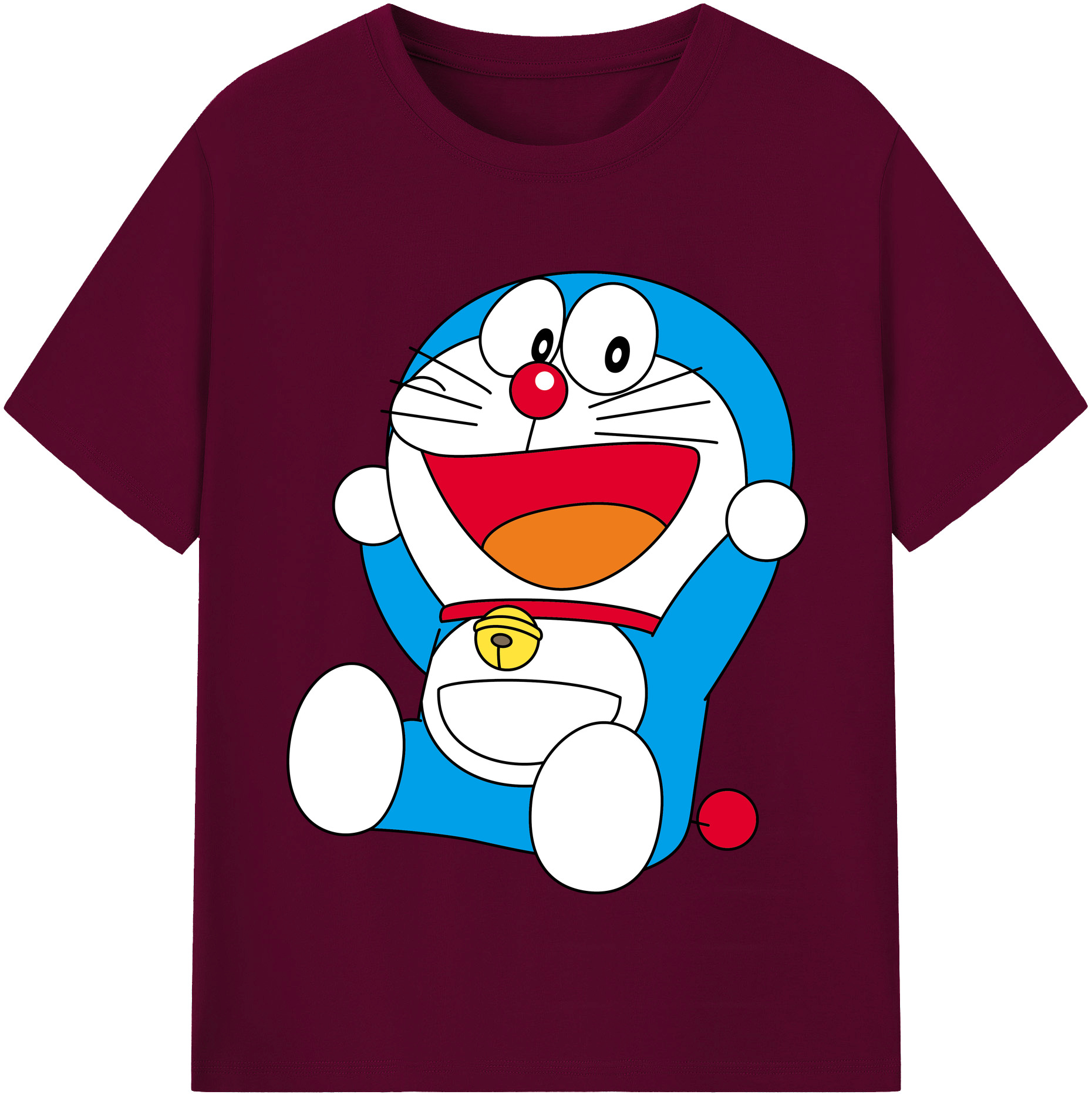 （画像用） ドラえもん Doraemon レディースカジュアルプリントTシャツ（綿100％）